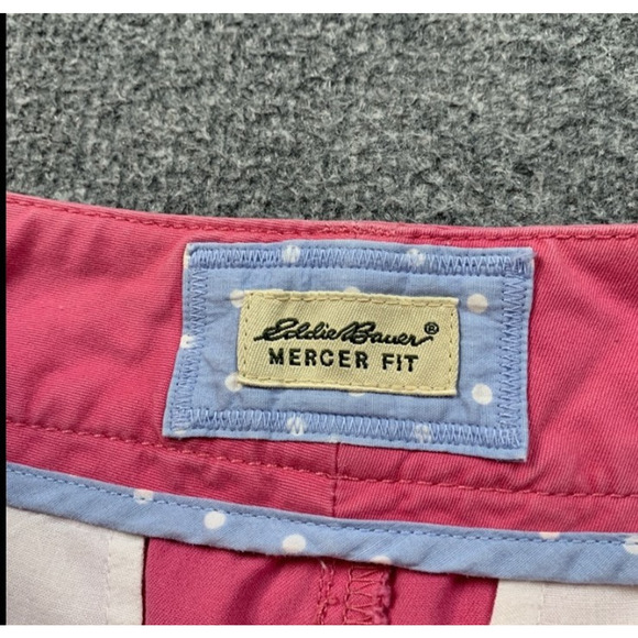 Eddie Bauer Shorts Womens 8 Punch Mercer Fit Mid Rise Stretch Pockets Chino - Picture 7 of 11